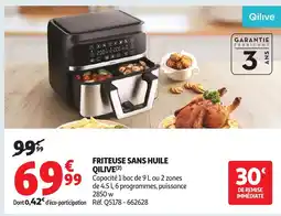 Auchan QILIVE Friteuse sans huile offre