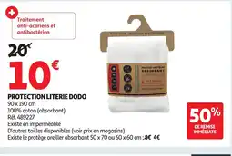 Auchan Protection literie dodo offre