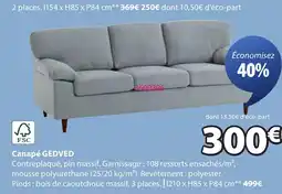 JYSK GEDVED Canapé offre