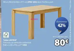 JYSK LINTRUP Table offre