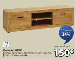 JYSK LINTRUP Meuble tv offre