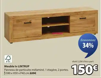 JYSK LINTRUP Meuble tv offre