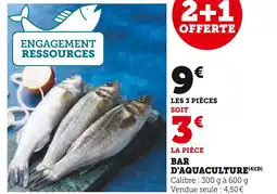 Super U Bar d'aquaculture offre
