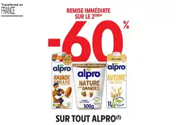 Intermarché Sur tout alpro offre