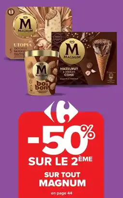 Cora x Carrefour Sur tout magnum offre