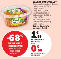 Bi1 Salade bonduelle offre