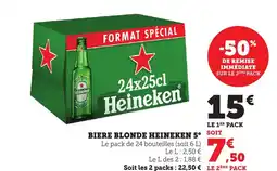 Bi1 Biere blonde heineken offre