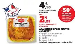 Bi1 Araignee de porc maitre jacques offre