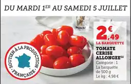 Bi1 Tomate cerise allongee offre