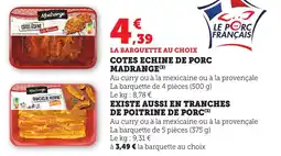 Bi1 Cotes echine de porc madrange offre