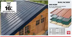 Brico Dépôt BACACIER Bac acier offre