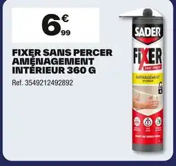 Brico Dépôt Fixer sans percer aménagement intérieur offre