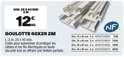Brico Dépôt Goulotte offre