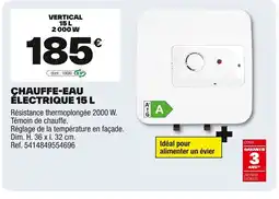 Brico Dépôt Chauffe-eau électrique offre