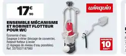 Brico Dépôt Ensemble mécanisme et robinet flotteur pour wc offre
