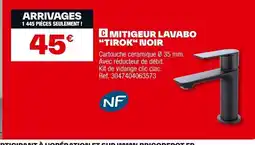 Brico Dépôt TIROK Mitigeur lavabo offre