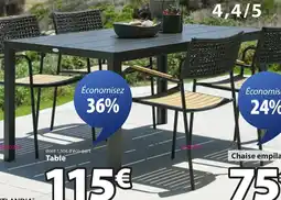 JYSK MADERUP Table de jardin offre