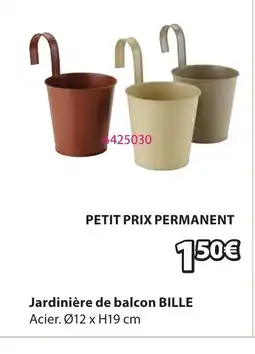JYSK BILLE Jardinière de balcon offre