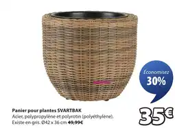 JYSK SVARTBAK Panier pour plantes offre