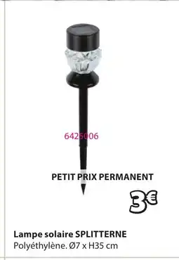 JYSK SPLITTERNE Lampe solaire offre