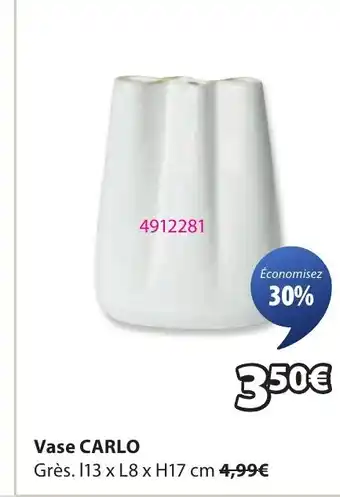 JYSK CARLO Vase offre