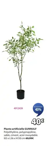 JYSK GUNNULF Plante artificielle offre