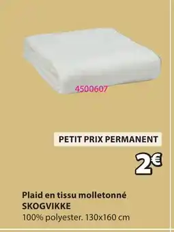 JYSK SKOGVIKKE Plaid en tissu molletonné offre