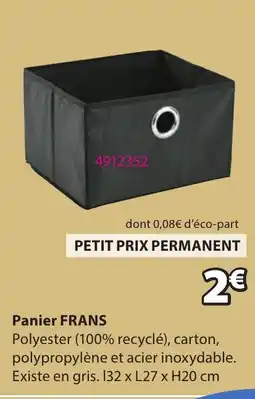 JYSK FRANS Panier offre