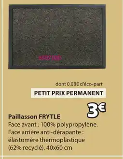 JYSK FRYTLE Paillasson offre