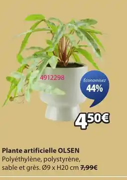 JYSK OLSEN Plante artificielle offre