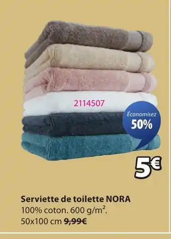 JYSK NORA Serviette de toilette offre