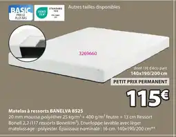 JYSK BANELVA BS25 Matelas à ressorts offre