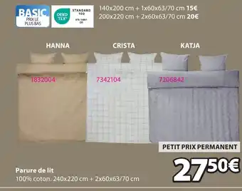 JYSK Parure de lit offre