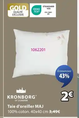JYSK MAJ Taie d'oreiller offre