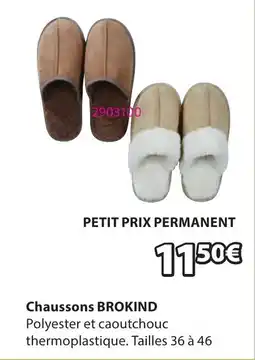 JYSK BROKIND Chaussons offre