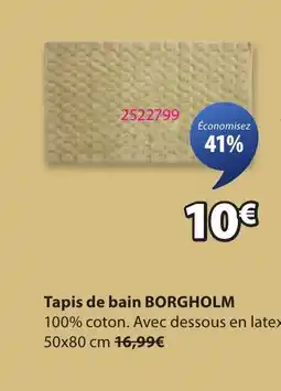 JYSK BORGHOLM Tapis de bain offre