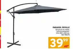 Trafic Parasol seville offre