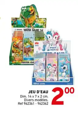 Trafic Jeu d'eau offre