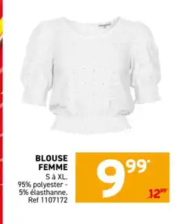 Trafic Blouse femme offre
