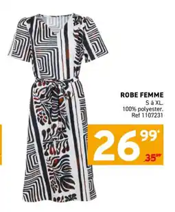 Trafic Robe femme offre
