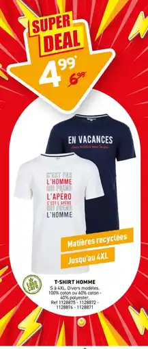 Trafic T-shirt homme offre
