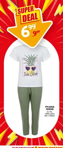 Trafic Pyjama femme offre