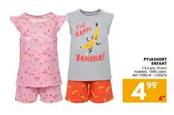 Trafic Pyjashort enfant offre