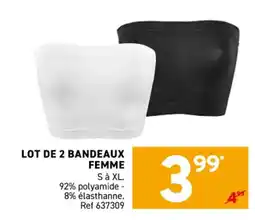 Trafic Lot de 2 bandeaux femme offre