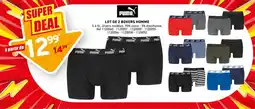 Trafic PUMA Lot de 2 boxers homme offre
