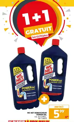 Trafic WC NET Deboucheur power gel offre