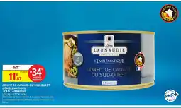 Intermarché JEAN LARNAUDIE Confit de canard du sud-ouest l'emblématique offre