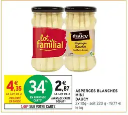DAUCY Asperges blanches mini