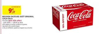 Intermarché COCA-COLA Boisson gazeuse goût original offre