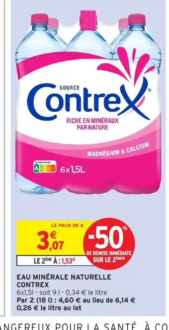 Intermarché CONTREX Eau minérale naturelle offre